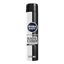 NIVEA MEN Déodorant Spray Invisible For Black & White Original (1 x 200 ml), déodorant homme anti-traces blanches et jaunes, anti-transpirant aisselles protection 48 h