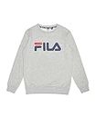 Fila Boys Regular Crew Sweater, Silver Marle, 10 US