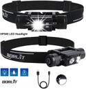 Type C Rechargeable 1000LM Headlight LED Headlamp Tactical Head Torch Lamp Light