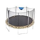 Skywalker Trampolines 15’ Round Jump N' Dunk Trampoline with Enclosure and Basketball Hoop – Camo