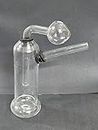 LEAHANA - I M POSSIBLE Glass Oil Burner Bong Waterpipe , Burner Smoking Glass Water Bong , Clear Glass Bong ( 6 Inch )