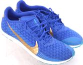 Nike AJ0851-400 Zoom Rival Oro Azul Cross Country Picos de Pista Zapatos Para Hombre 13