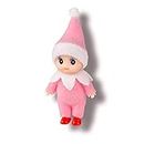 LitoMagic Christmas Baby Elf Doll in Pink Jumpsuit
