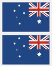 Australian Flag Tattoo Australia Day Aus Flag Temporary Tattoo Sticker x 2 flags