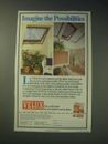 Anuncio Velux 1989 ventanas y tragaluces con techo - Imagina las posibilidades