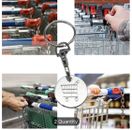 1Pc Supermarket Shopping Cart Keychain Warenkorb Token
