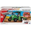 Meccano Junior, Front Loader Tractor with Moving Parts and Real Tools, Toy Model Building Kit, STEM Toys for Kids Ages 5 and up