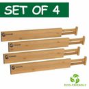 Divisor de cajón de madera de bambú accesorios de almacenamiento y organización de cocina