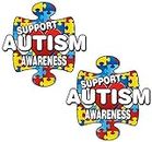 Autism Awareness Sticker Decal Support Children with Autism - 2 Pack