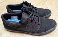 mens nike trainers size 9 court shoes tennis black sb A9