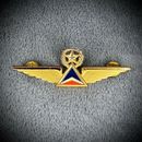 Delta Air Lines - Flight Officer Wings - 70s-00s - Widget Star Logo Pin Badge