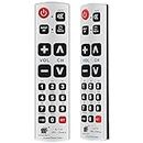 Alkia Big Button Universal Remote Control A-TV2, Initial Setting for LG, Vizio, Sharp, Zenith, Panasonic, Philips, RCA - Put Battery to Work, No Program Needed