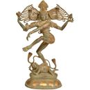 Exotic India An Example Of Rare Skill Statue Metal in Green | 30 H x 20 W x 10 D in | Wayfair XF61--antique-green