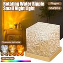 Water Ripple Lamp LED Night Light Water Wave Dynamic Projection Table Lamp Decor
