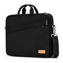 Bagasin 15 15.6 16 inch Laptop Computer and Tablet Shoulder Bag Carrying Case, Water-Repellent Fabric, Lightweight Toploader, Business Casual or School