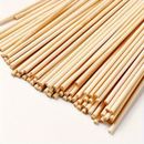 100pcs Bamboo Sticks, Flat Head Bamboo Sticks, Sticks Lollipop Sticks Can Be Handmade Material, Disposable Supplies For Restaurants/hotels