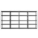 Rebrilliant Vannie 5 Tier Steel Shelf Rack Shelf Units, Heavy Duty Metal Shelving Storage Rack Shelves Wire/Metal in Black | Wayfair