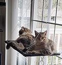 Dracarys Cat Hammock Window Bed Cat Window Perch Sunny Seat, for Kitty Resting Pet Bed Mounted Pet Kitten Cat Beds, Cat Shelves Hold up 60 lbs, Suitable for Window Length ≥29in and Height ≥25in
