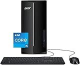 Acer Aspire TC-1760 Desktop | 12th Gen Intel Core i5-12400 6-Core Processor | 8GB Ram | 256GB NVMe M.2 SSD | 8X DVD | Intel Wireless Wi-Fi 6 AX201 | Bluetooth 5.2 (1 yr Manufacturer Warranty) (Renewed)