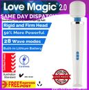 28 Modes CORDLESS LOVE MAGIC® Wand Body Personal Massager for Pain Relief V2.0
