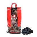 Flareon Coconut Shell Barbecue (BBQ) Briquettes (5Kg) for Grills |Charcoal|