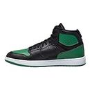 Jordan Nike Men's Basketball Shoes, White/Black-aurora Green, 12
