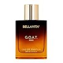 Bella Vita Luxury G.O.A.T Man Eau De Parfum Perfume with Bergamot, Patchouli & Vetiver|Premium, Long Lasting Spicy & Woody Fragrance for Men, 100 ML