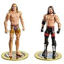 WWE AJ Styles vs Riddle, Championship Showdown 2-Pack, 6-in Action Figures High Flyers, Battle Pack for Ages 6 Years Old and Up