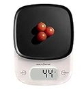 HealthSense Weight Machine for Kitchen, Kitchen Food Weighing Scale for Health, Fitness, Home Baking & Cooking with Bright LCD, Touch Button, Tare Function & 1 Year Warranty – Chef-Mate KS 63