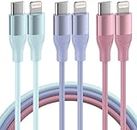 iPhone Charger Fast Charging [Apple MFi Certified] 3Pack 6 FT USB C to Lightning Cable Compatible with iPhone 14 13 12 11 Pro Max Xr Xs 8 7 Plus and More