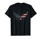 American Flag Eagle Longsleeve Men Women Kids 4th of July T-Shirt