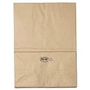 General SK1657 1/6 BBL Paper Grocery Bag, 57lb Kraft, Standard 12 x 7 x 17, 500 bags