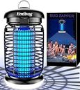 Endbug Bug Zapper Outdoor with LED Light, Mosquito Zapper Outdoor, 4200V Electric Bug Zapper, 5ft Power Cord, IPX6 Waterproof Fly Trap, 2-in-1 Fly Zapper Indoor for Patio Garden Backyard Home, Plug in