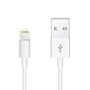 Hyperian 2Pack Apple iPhone/iPad Charging/Charger Cord Lightning to USB Cable[Apple MFi Certified] Compatible iPhone 11/ X/8/7/6s/6/plus/5s/5c/SE,iPad Pro/Air/Mini(White 1M/3.3FT) Original Certified