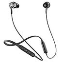 Bluetooth Earphones for iQOO Z7 Pro/Z 7 Pro Earphones Original Like Wireless Bluetooth Neckband in-Ear Headphones Headset with Mic, Deep Bass, Sports Earbuds (15 Hours, JO21)