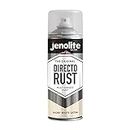 JENOLITE Directorust Spray Paint Satin Finish | IVORY WHITE | 400ml | Direct To Rust Spray Paint For Metal | All-In-One Multi Surface Paint for Metal, Wood, Plastic, Ceramic | RAL 1013