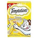 Temptations Creamy Puree Adult Lickable Cat Treats, Chicken Multi Pack, 16 Pouches, 192g