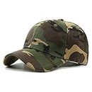 Toumett Mens Boys Army Camouflage Baseball Cap, Camo Cap for Outdoor Sports Camping