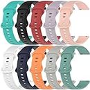 NineHorse 20MM Strap Band Compatible with Motorola Moto Watch 100 Moto 360 3rd Gen Watch,Soft Silicone Smart Watch Bands Adjustable Release Wristband Replacement Band for Moto Watch 100 Watch 360