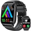 Smartwatch Uomo Chiamate Bluetooth - 1,85" Orologio Smart Watch Donna, 112+ Sportiva, Impermeabile IP68 Orologi, Con cardiofrequenzimetro/SpO2/contapassi/monitoraggio del sonno per Android IOS