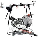 Excel 305mm Mitre Saw 240V Sliding Double Bevel 1800W with Universal Wheel Stand
