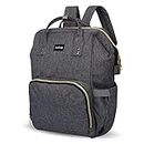 LuvLap Lily Travel Multifunctional Waterproof Diaper Bag-Backpack Cum Tote bag (Grey)