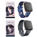 Fitbit Versa 2 Special Edition Fitness Tracking Smartwatch Navy/Pink Smoke/Woven