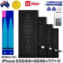 OEM Battery fits For iPhone 5 5s 6 6s 7 8 7Plus internal replacement+Free Tools