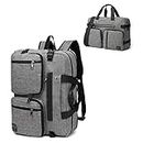 Messenger Bag for Men,Convertible 3 in 1 Laptop Backpack Briefcase Computer Bags Business Work 17 inch Laptop Bag for Men or Women-Grey