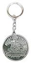 KD COLLECTIONS Bullet Bike Rotating Keychains For Bike & Cars (Grey)