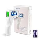 Berrcom Non-Contact Infrared Forehead Thermometer Digital Thermometer 3 in 1 for Baby and Adult Non-Touch Baby Thermometer with Fever Warning with Battery