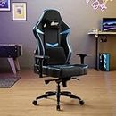 Green Soul® | Monster Ultimate Series T | Multi-Functional Ergonomic Gaming & Office Chair | Premium Spandex & PU Leather Fabric | Adjustable Neck, Lumbar Pillow | 4D Adjustable Armrests (Black Blue)