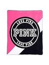 Victoria's Secret Pink Plush Blanket in Hot Pink