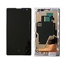 CrUzex LCD Screen Compatible with Nokia Lumia 1020 LCD Display with Touch Screen Digitizer Assembly with Frame